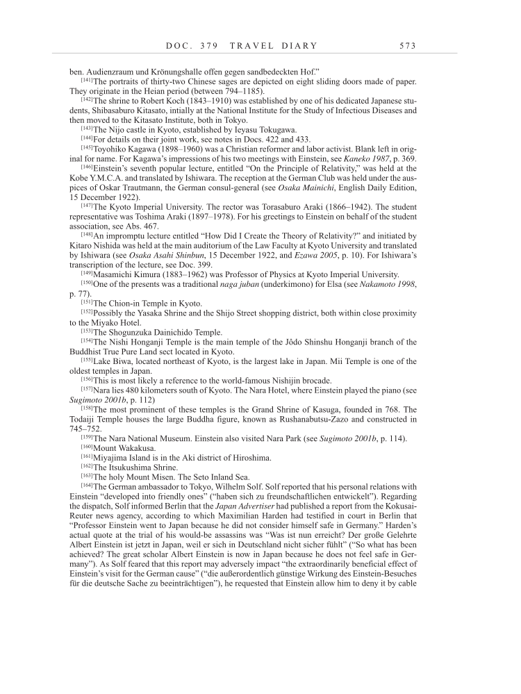 Volume 13: The Berlin Years: Writings & Correspondence January 1922-March 1923 page 573
