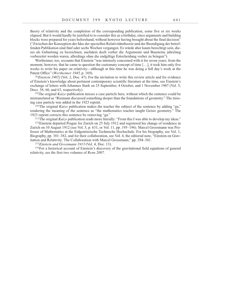 Volume 13: The Berlin Years: Writings & Correspondence January 1922-March 1923 page 641