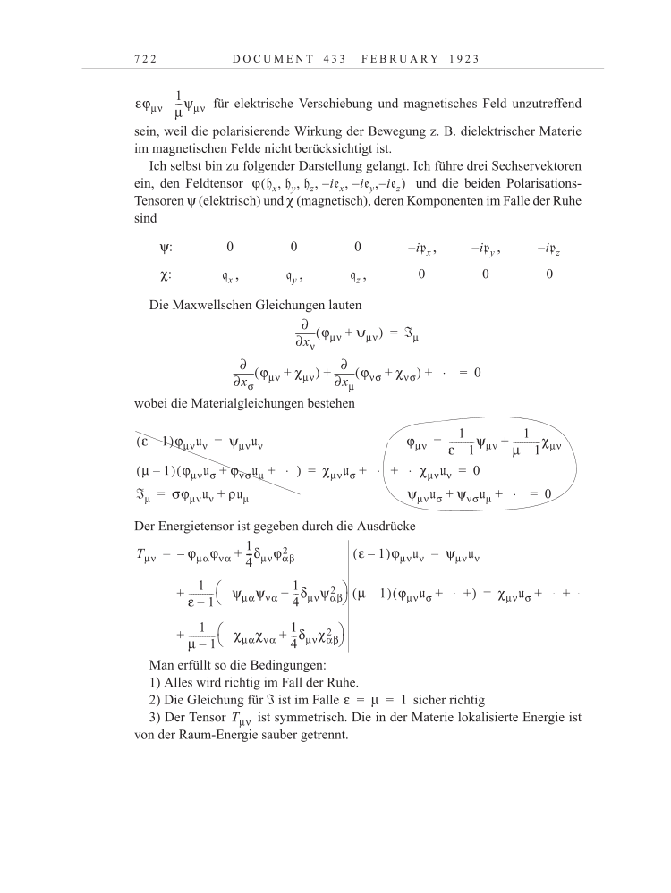 Volume 13: The Berlin Years: Writings & Correspondence January 1922-March 1923 page 722