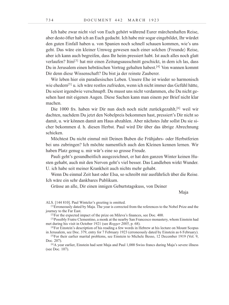 Volume 13: The Berlin Years: Writings & Correspondence January 1922-March 1923 page 734