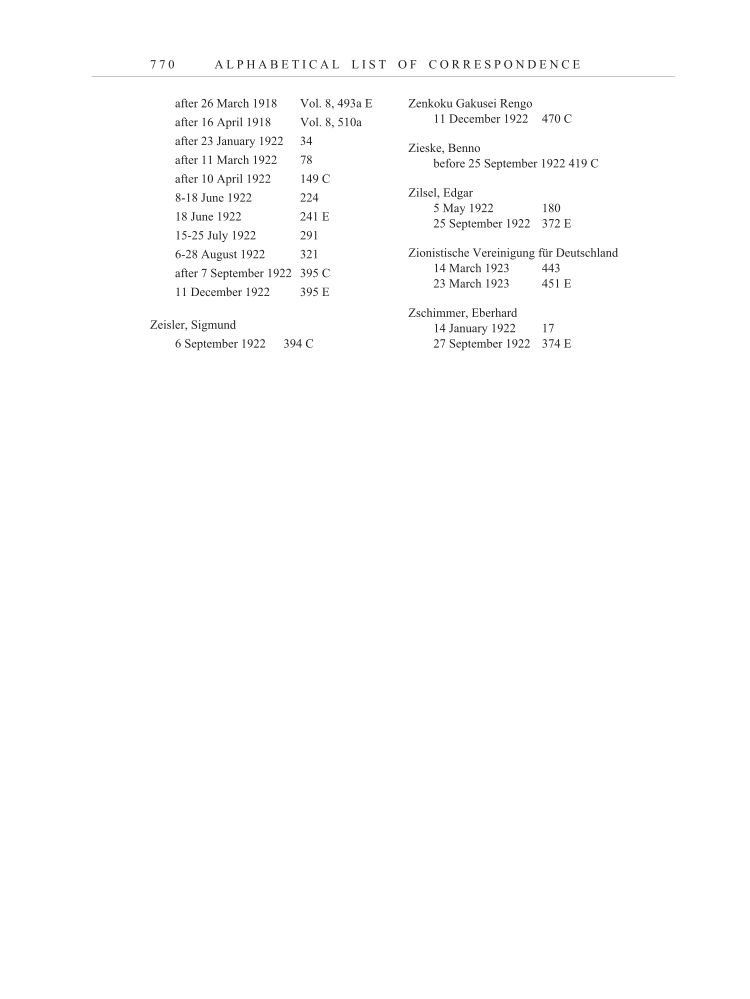 Volume 13: The Berlin Years: Writings & Correspondence January 1922-March 1923 page 770