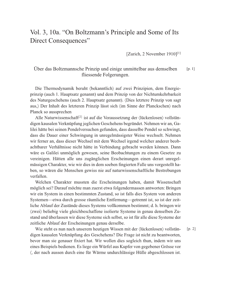 Volume 13: The Berlin Years: Writings & Correspondence January 1922-March 1923 page 3