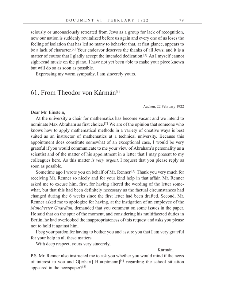 Volume 13: The Berlin Years: Writings & Correspondence January 1922-March 1923 (English translation supplement) page 79