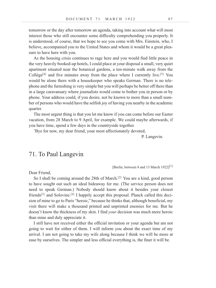 Volume 13: The Berlin Years: Writings & Correspondence January 1922-March 1923 (English translation supplement) page 87