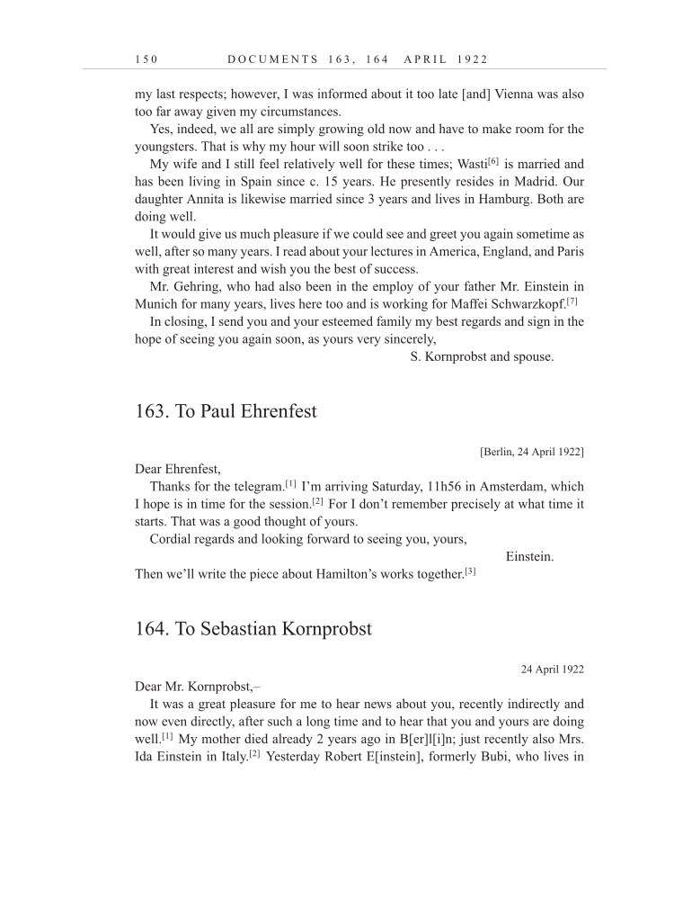 Volume 13: The Berlin Years: Writings & Correspondence January 1922-March 1923 (English translation supplement) page 150