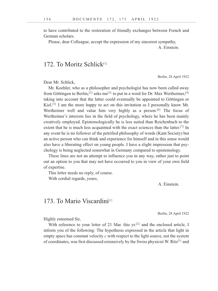 Volume 13: The Berlin Years: Writings & Correspondence January 1922-March 1923 (English translation supplement) page 156