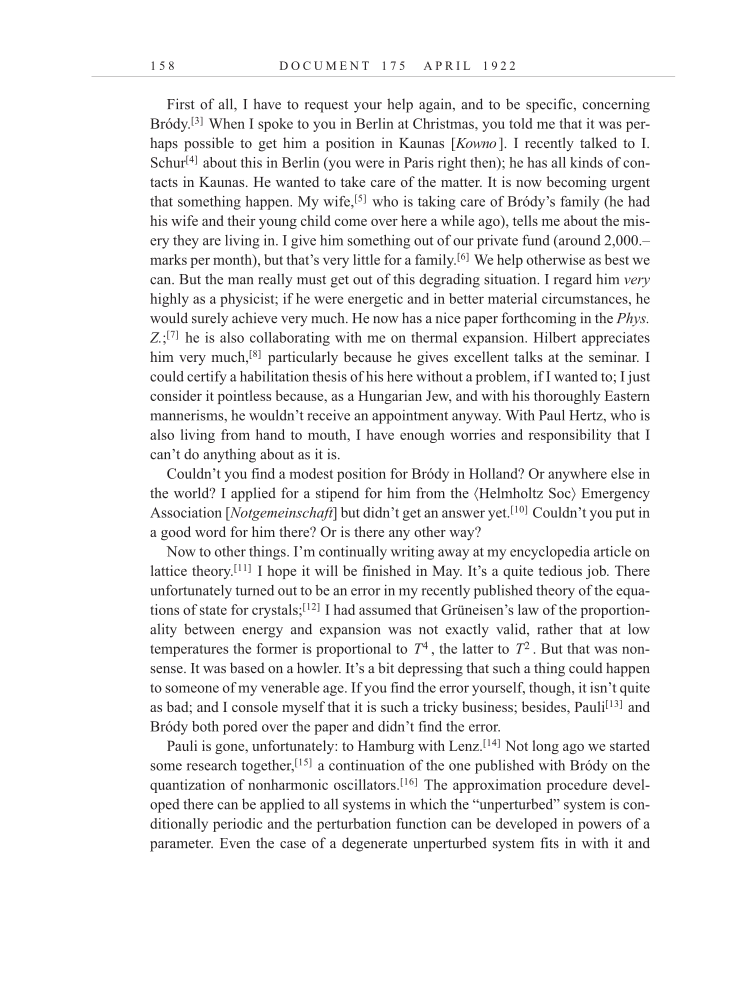 Volume 13: The Berlin Years: Writings & Correspondence January 1922-March 1923 (English translation supplement) page 158