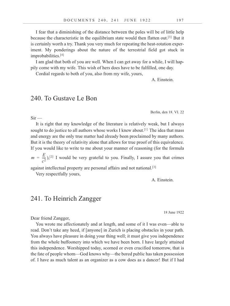 Volume 13: The Berlin Years: Writings & Correspondence January 1922-March 1923 (English translation supplement) page 197