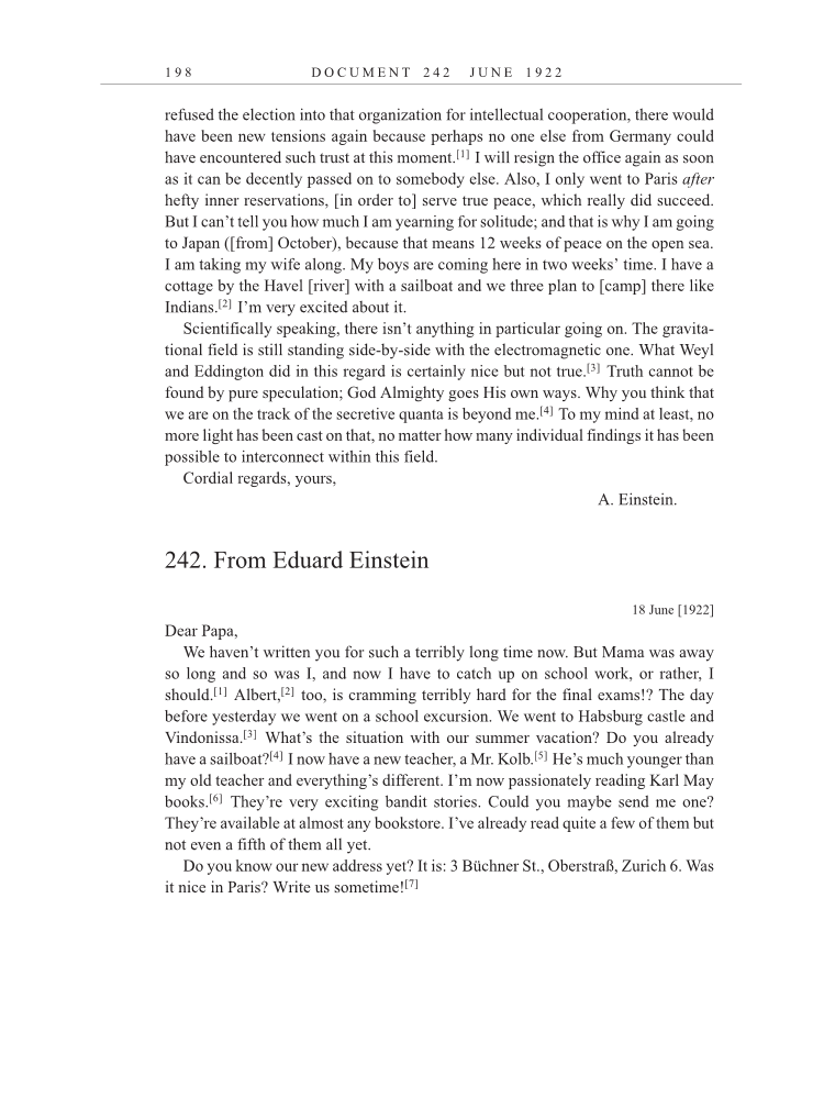 Volume 13: The Berlin Years: Writings & Correspondence January 1922-March 1923 (English translation supplement) page 198