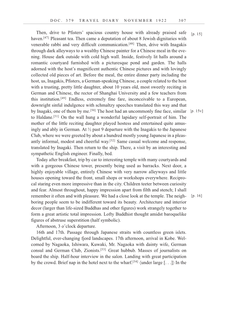 Volume 13: The Berlin Years: Writings & Correspondence January 1922-March 1923 (English translation supplement) page 307