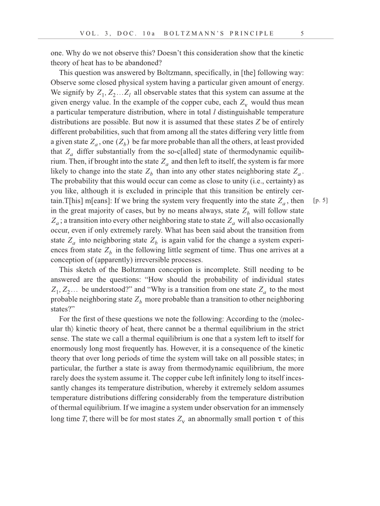 Volume 13: The Berlin Years: Writings & Correspondence January 1922-March 1923 (English translation supplement) page 5