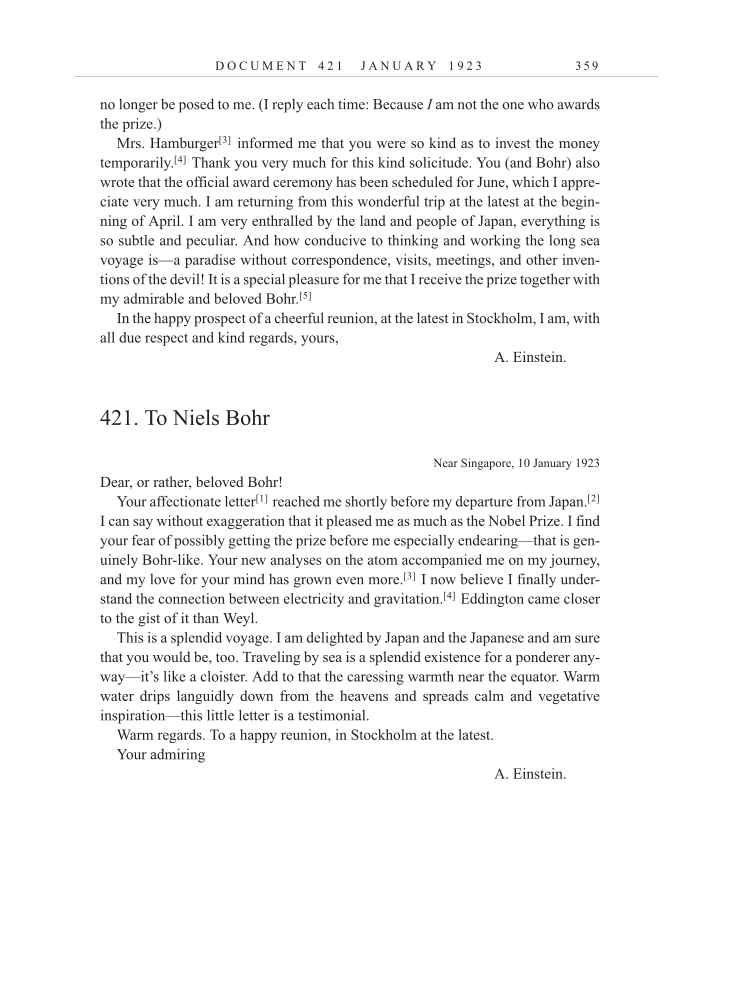 Volume 13: The Berlin Years: Writings & Correspondence January 1922-March 1923 (English translation supplement) page 359