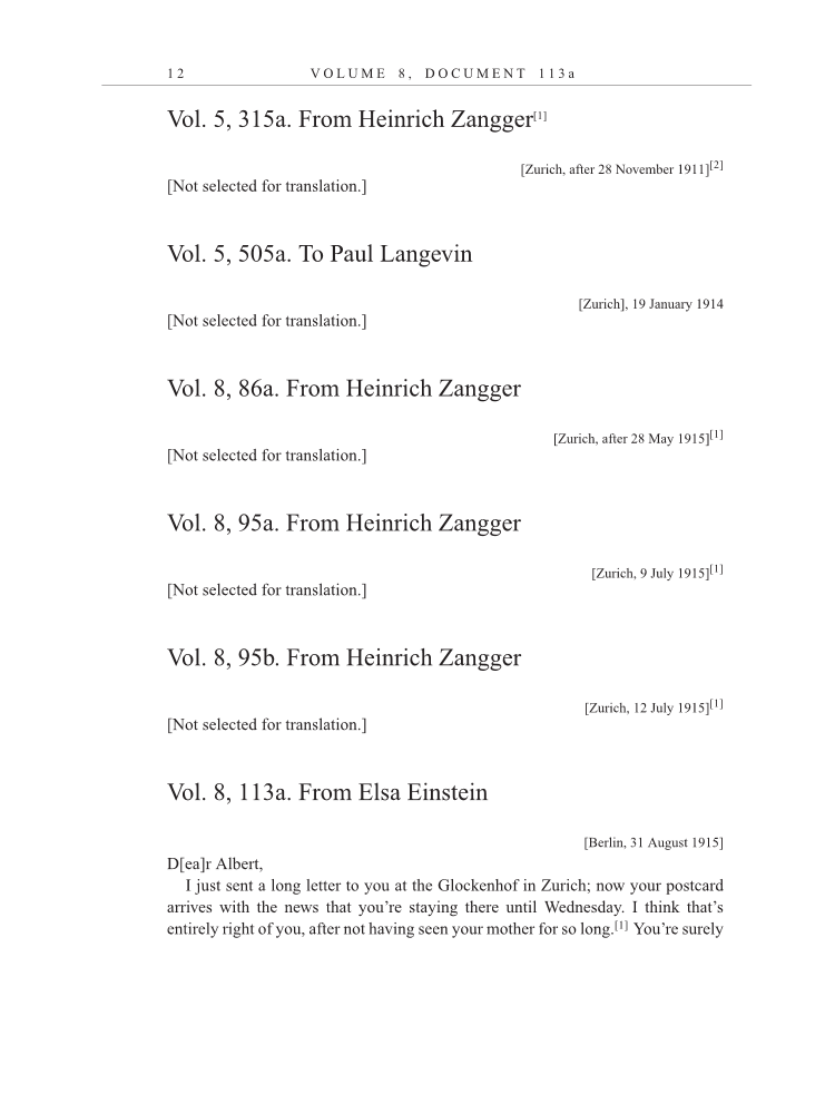 Volume 13: The Berlin Years: Writings & Correspondence January 1922-March 1923 (English translation supplement) page 12