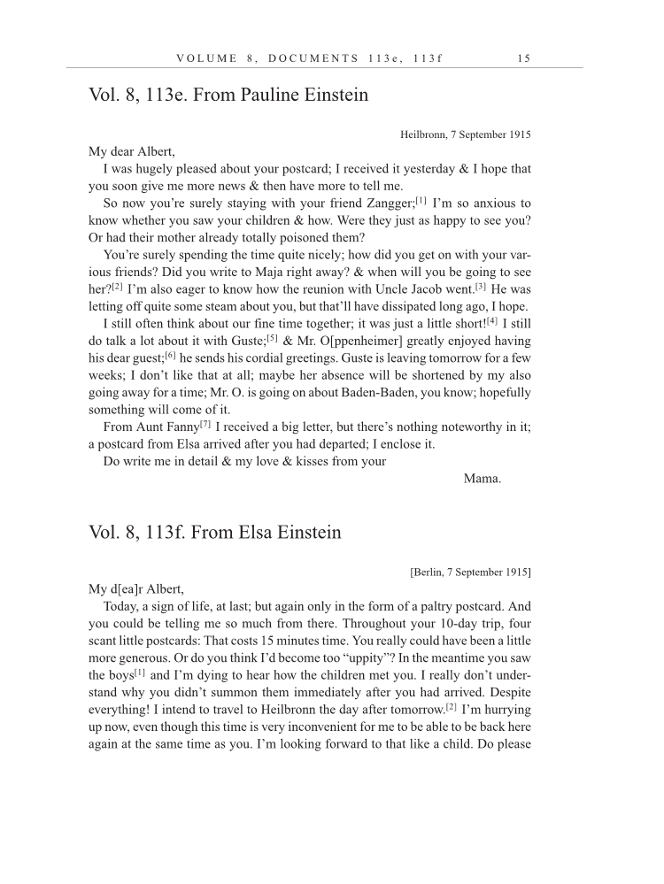 Volume 13: The Berlin Years: Writings & Correspondence January 1922-March 1923 (English translation supplement) page 15