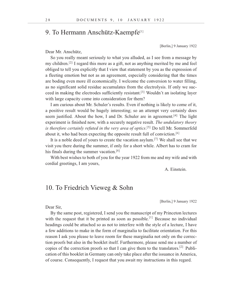 Volume 13: The Berlin Years: Writings & Correspondence January 1922-March 1923 (English translation supplement) page 28