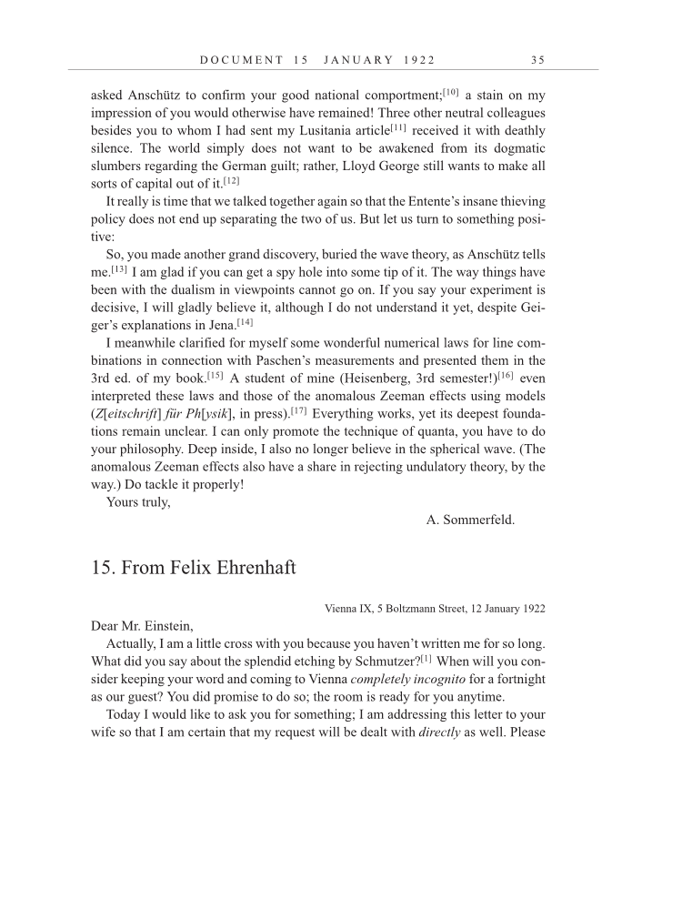 Volume 13: The Berlin Years: Writings & Correspondence January 1922-March 1923 (English translation supplement) page 35