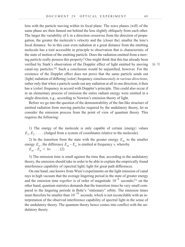 Volume 13: The Berlin Years: Writings & Correspondence January 1922-March 1923 (English translation supplement) page 49