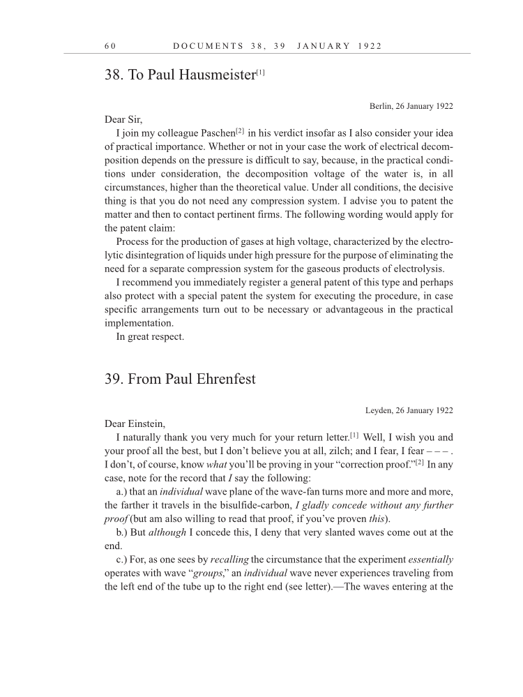 Volume 13: The Berlin Years: Writings & Correspondence January 1922-March 1923 (English translation supplement) page 60