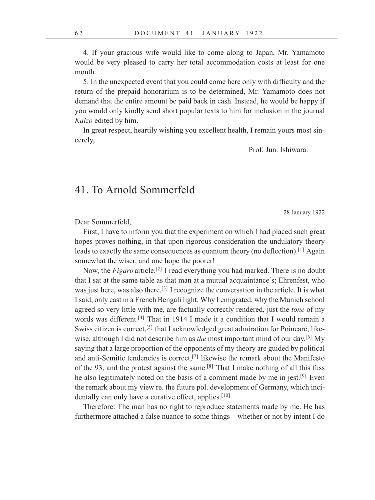 Volume 13: The Berlin Years: Writings & Correspondence January 1922-March 1923 (English translation supplement) page 62