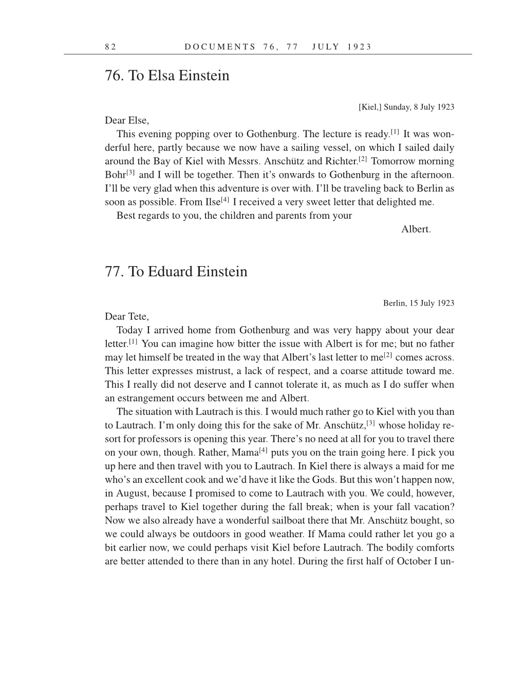 Volume 14: The Berlin Years: Writings & Correspondence, April 1923-May 1925 (English Translation Supplement) page 82