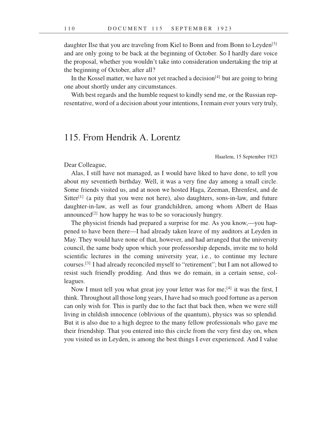Volume 14: The Berlin Years: Writings & Correspondence, April 1923-May 1925 (English Translation Supplement) page 110