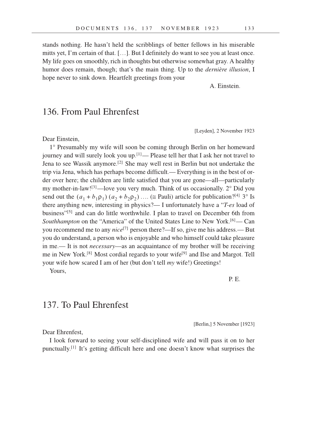 Volume 14: The Berlin Years: Writings & Correspondence, April 1923-May 1925 (English Translation Supplement) page 133