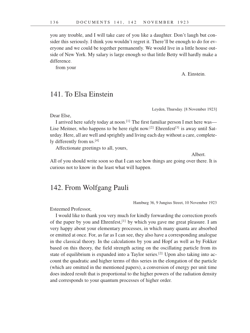 Volume 14: The Berlin Years: Writings & Correspondence, April 1923-May 1925 (English Translation Supplement) page 136