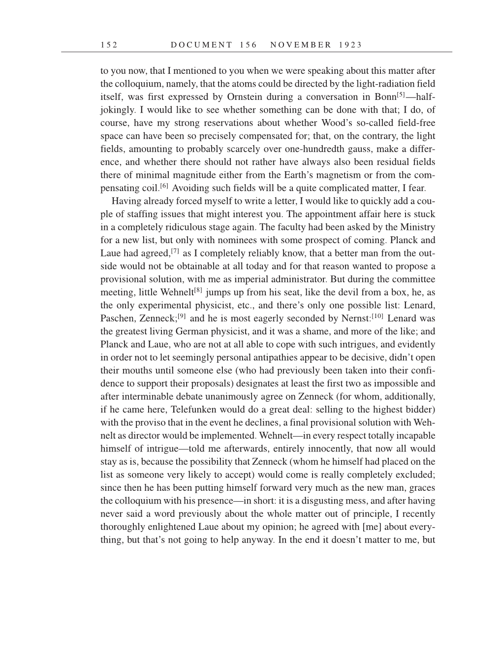 Volume 14: The Berlin Years: Writings & Correspondence, April 1923-May 1925 (English Translation Supplement) page 152