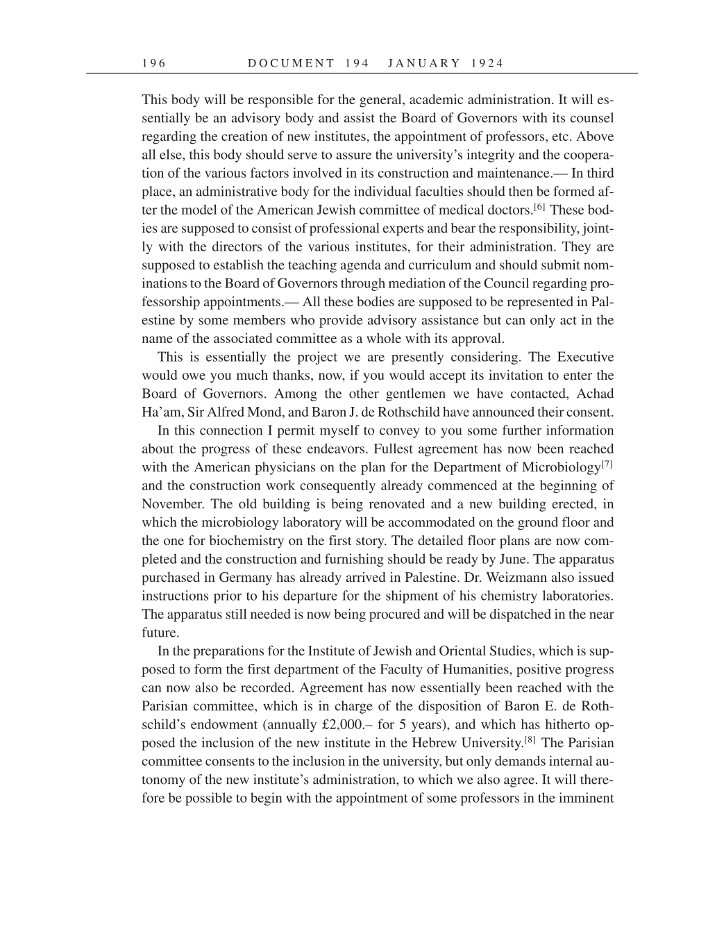 Volume 14: The Berlin Years: Writings & Correspondence, April 1923-May 1925 (English Translation Supplement) page 196