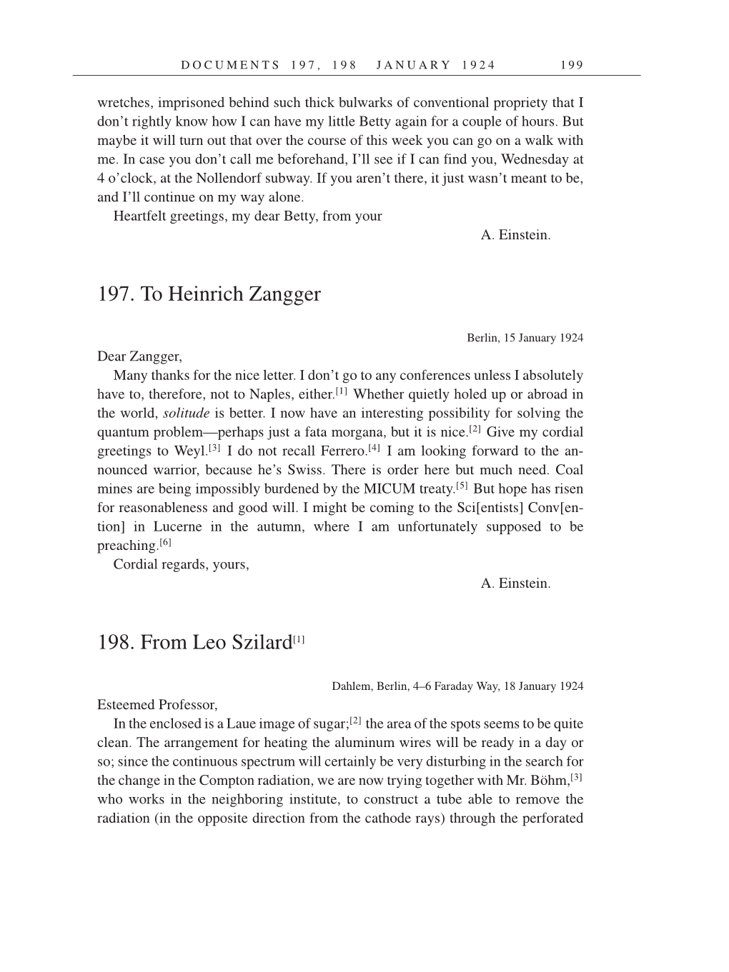 Volume 14: The Berlin Years: Writings & Correspondence, April 1923-May 1925 (English Translation Supplement) page 199