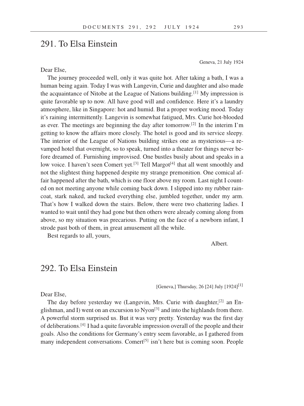 Volume 14: The Berlin Years: Writings & Correspondence, April 1923-May 1925 (English Translation Supplement) page 293