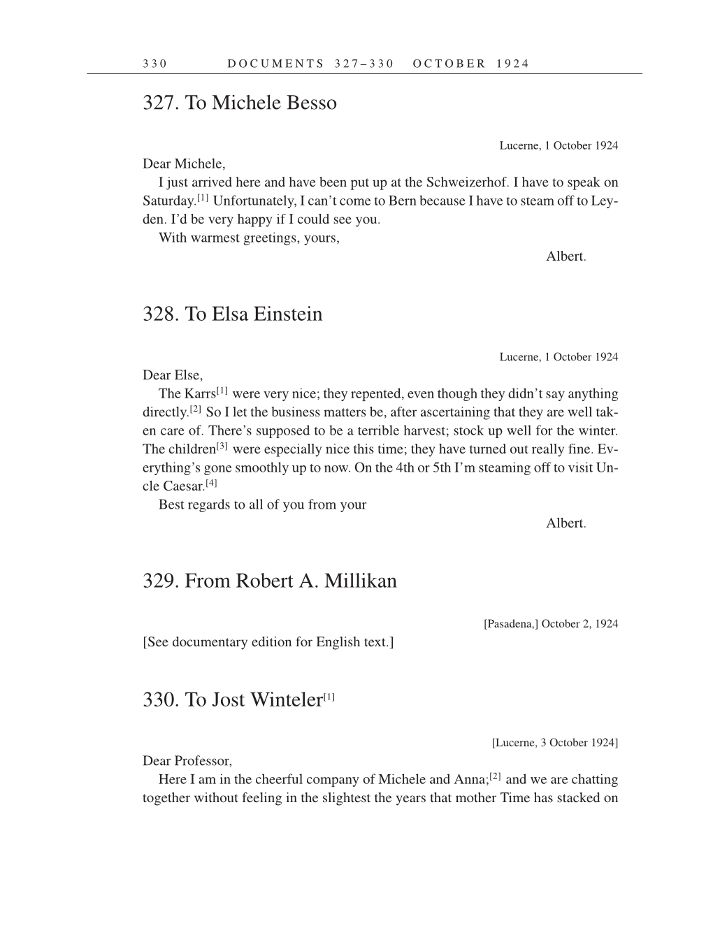 Volume 14: The Berlin Years: Writings & Correspondence, April 1923-May 1925 (English Translation Supplement) page 330