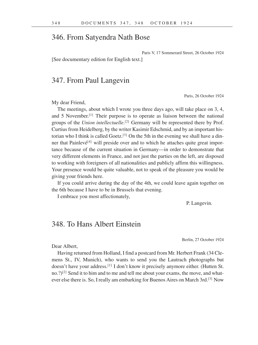 Volume 14: The Berlin Years: Writings & Correspondence, April 1923-May 1925 (English Translation Supplement) page 348