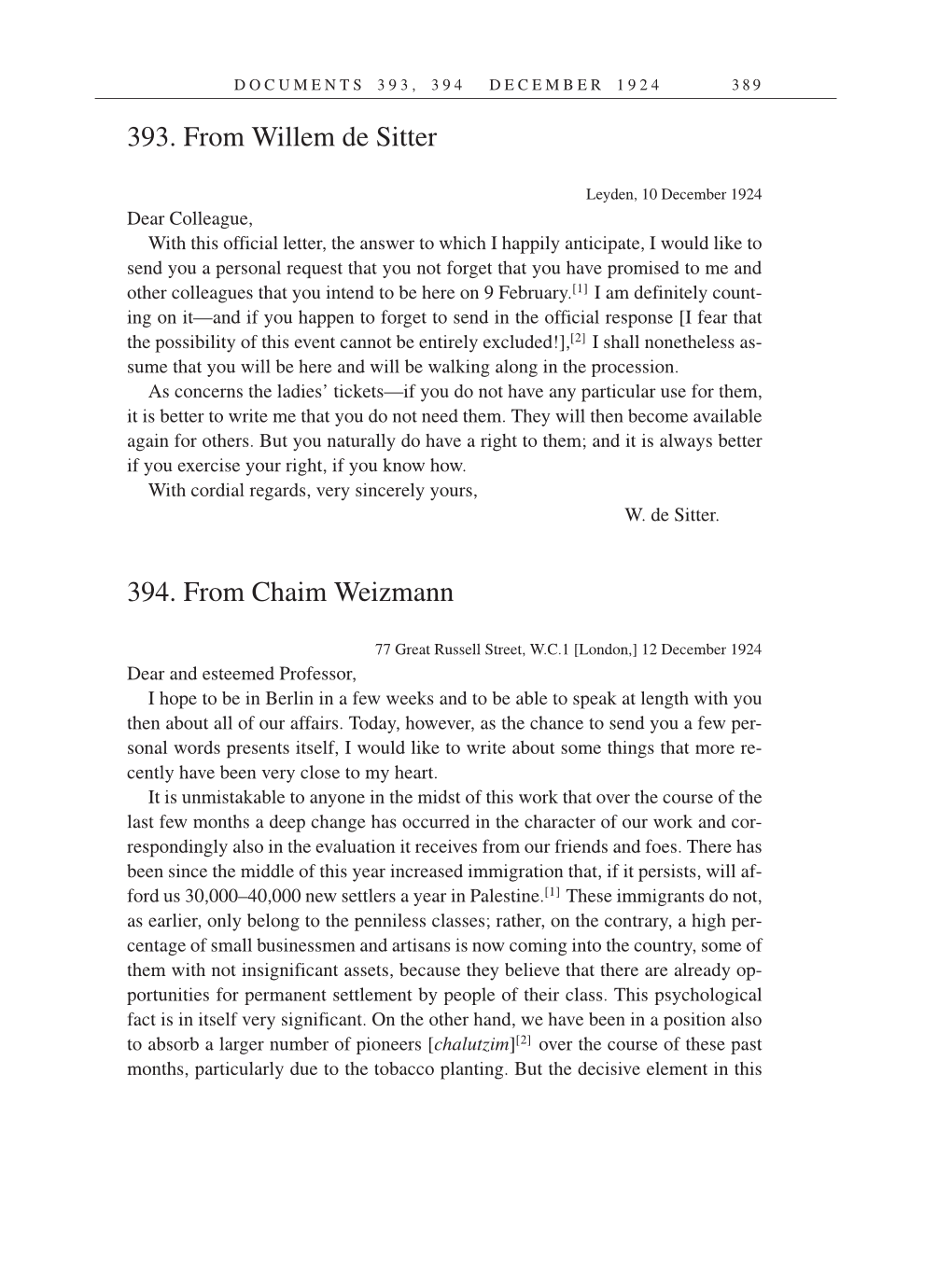 Volume 14: The Berlin Years: Writings & Correspondence, April 1923-May 1925 (English Translation Supplement) page 389