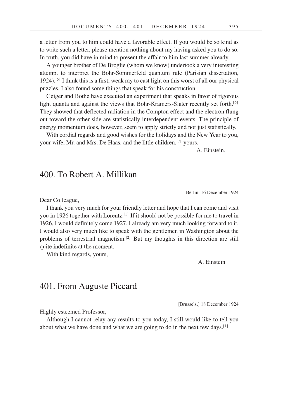 Volume 14: The Berlin Years: Writings & Correspondence, April 1923-May 1925 (English Translation Supplement) page 395