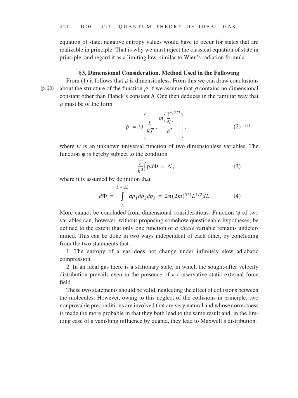 Volume 14: The Berlin Years: Writings & Correspondence, April 1923-May 1925 (English Translation Supplement) page 420