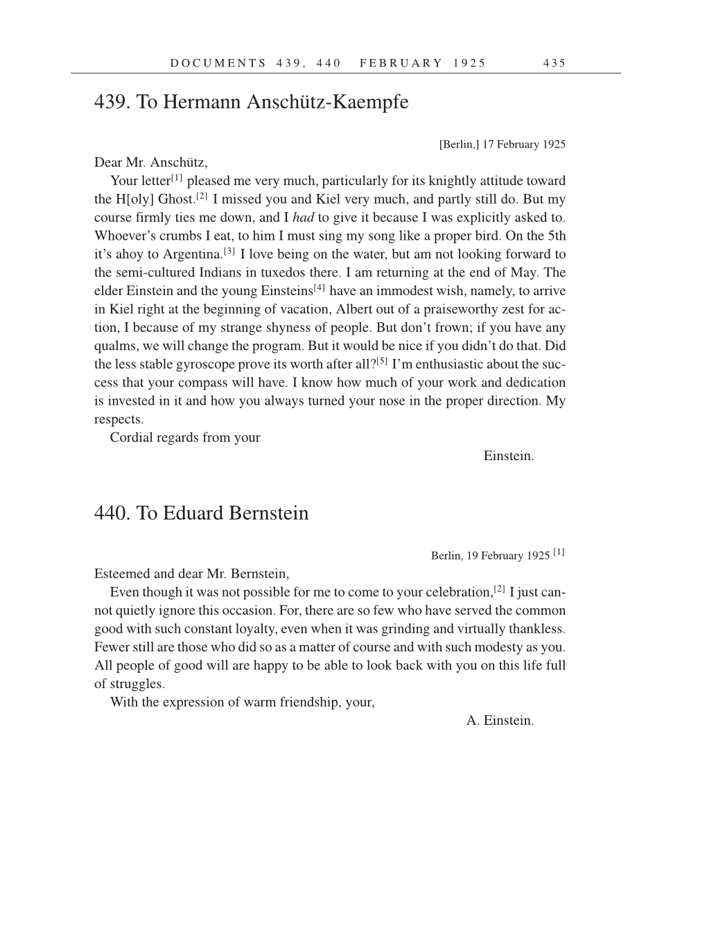 Volume 14: The Berlin Years: Writings & Correspondence, April 1923-May 1925 (English Translation Supplement) page 435