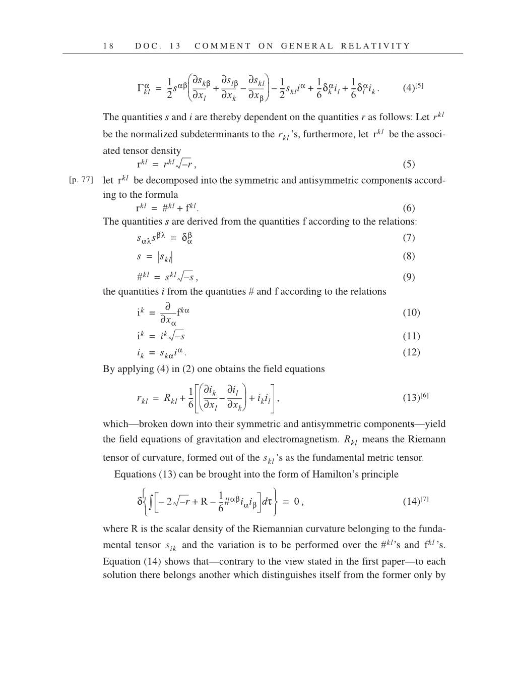 Volume 14: The Berlin Years: Writings & Correspondence, April 1923-May 1925 (English Translation Supplement) page 18