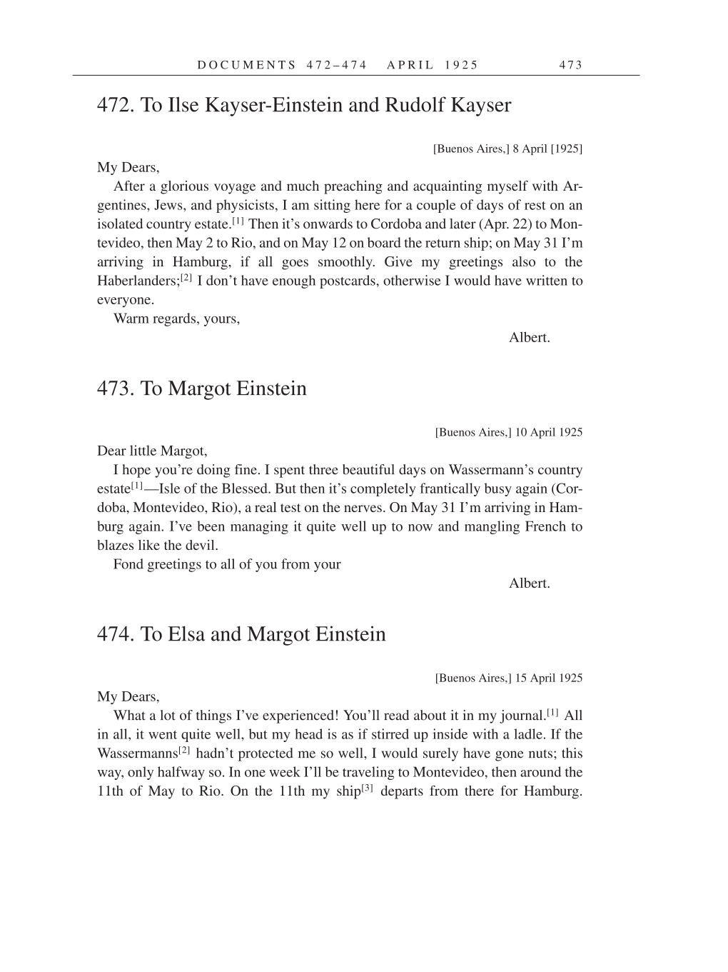 Volume 14: The Berlin Years: Writings & Correspondence, April 1923-May 1925 (English Translation Supplement) page 473