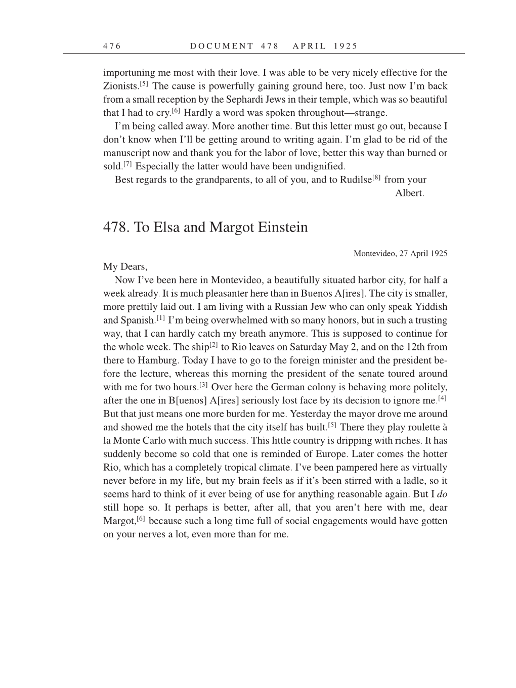 Volume 14: The Berlin Years: Writings & Correspondence, April 1923-May 1925 (English Translation Supplement) page 476
