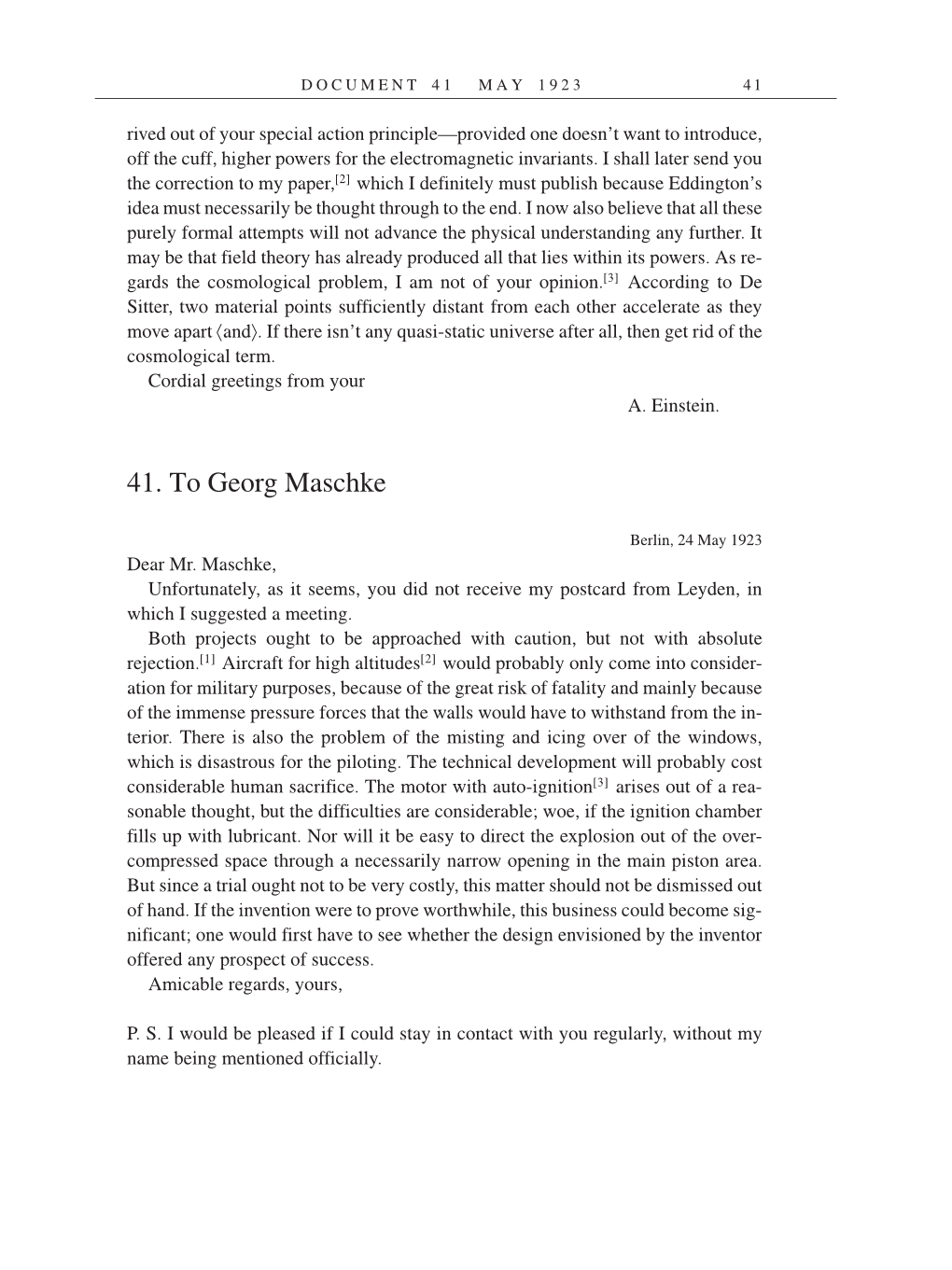 Volume 14: The Berlin Years: Writings & Correspondence, April 1923-May 1925 (English Translation Supplement) page 41