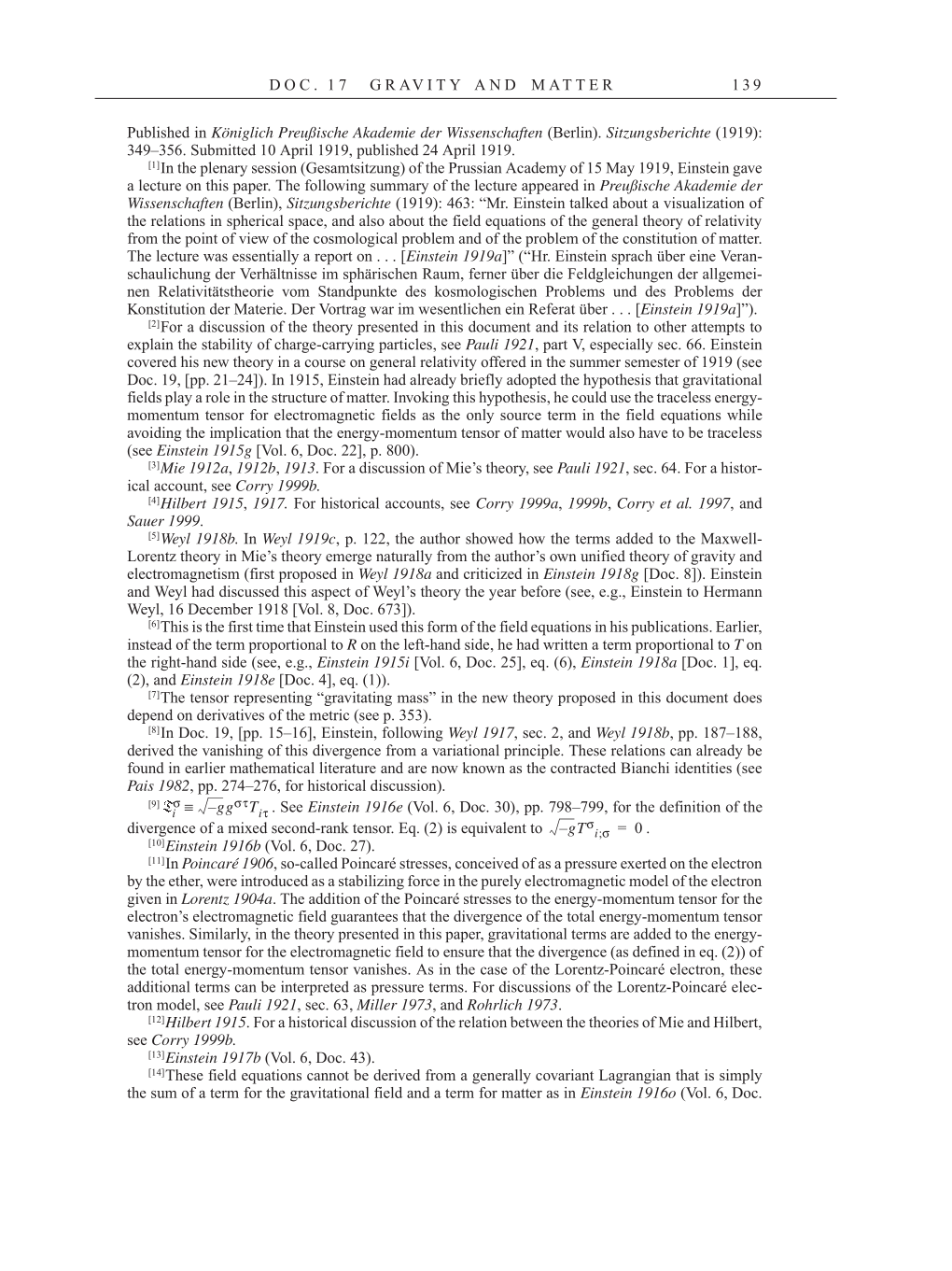 Volume 7: The Berlin Years: Writings, 1918-1921 page 139