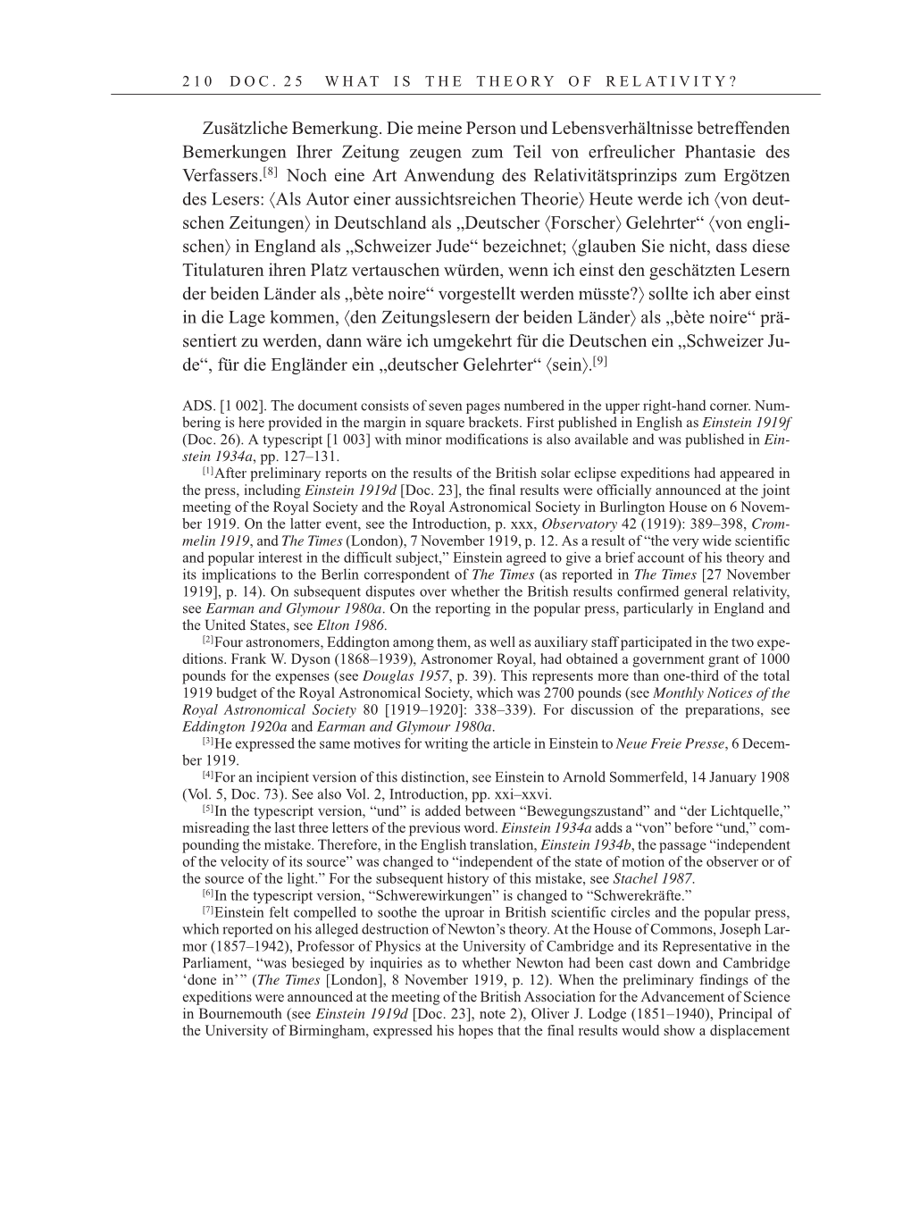 Volume 7: The Berlin Years: Writings, 1918-1921 page 210
