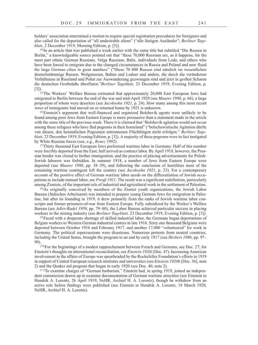 Volume 7: The Berlin Years: Writings, 1918-1921 page 241