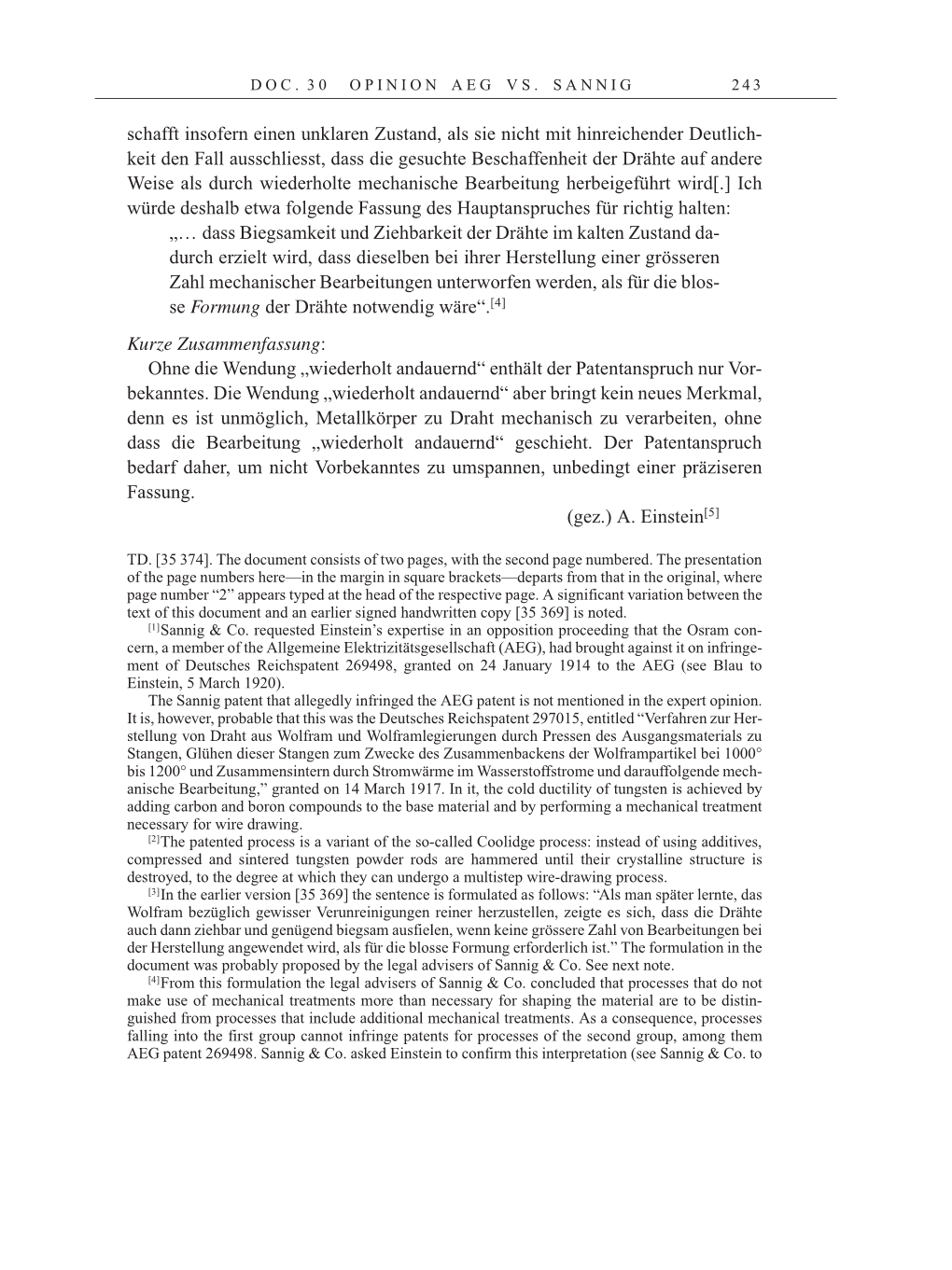 Volume 7: The Berlin Years: Writings, 1918-1921 page 243