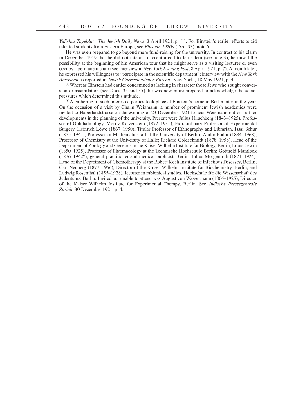 Volume 7: The Berlin Years: Writings, 1918-1921 page 448