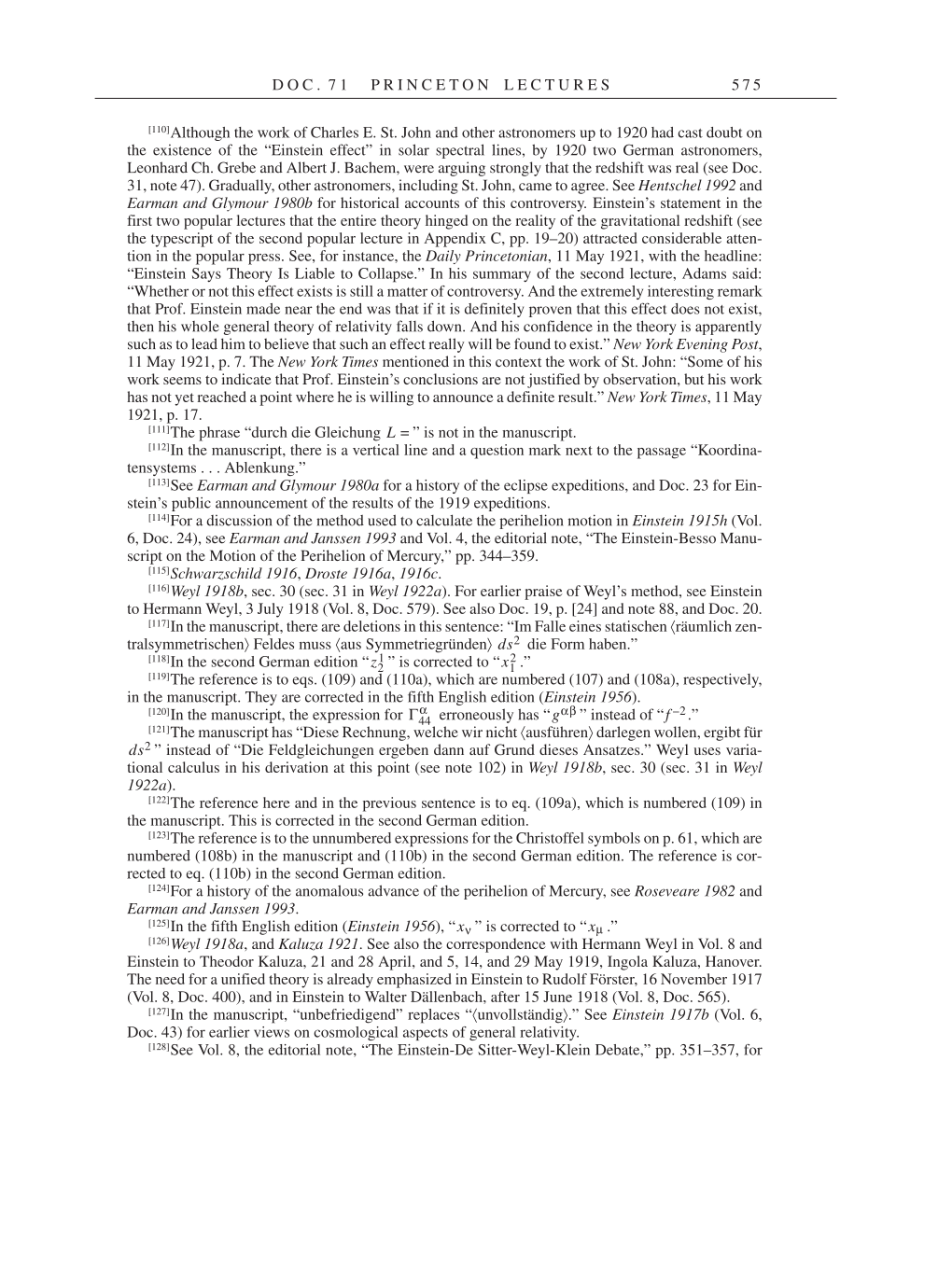 Volume 7: The Berlin Years: Writings, 1918-1921 page 575