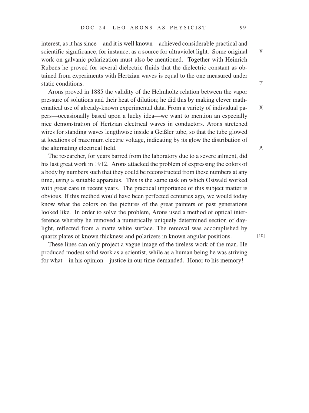 Volume 7: The Berlin Years: Writings, 1918-1921 (English translation supplement) page 99
