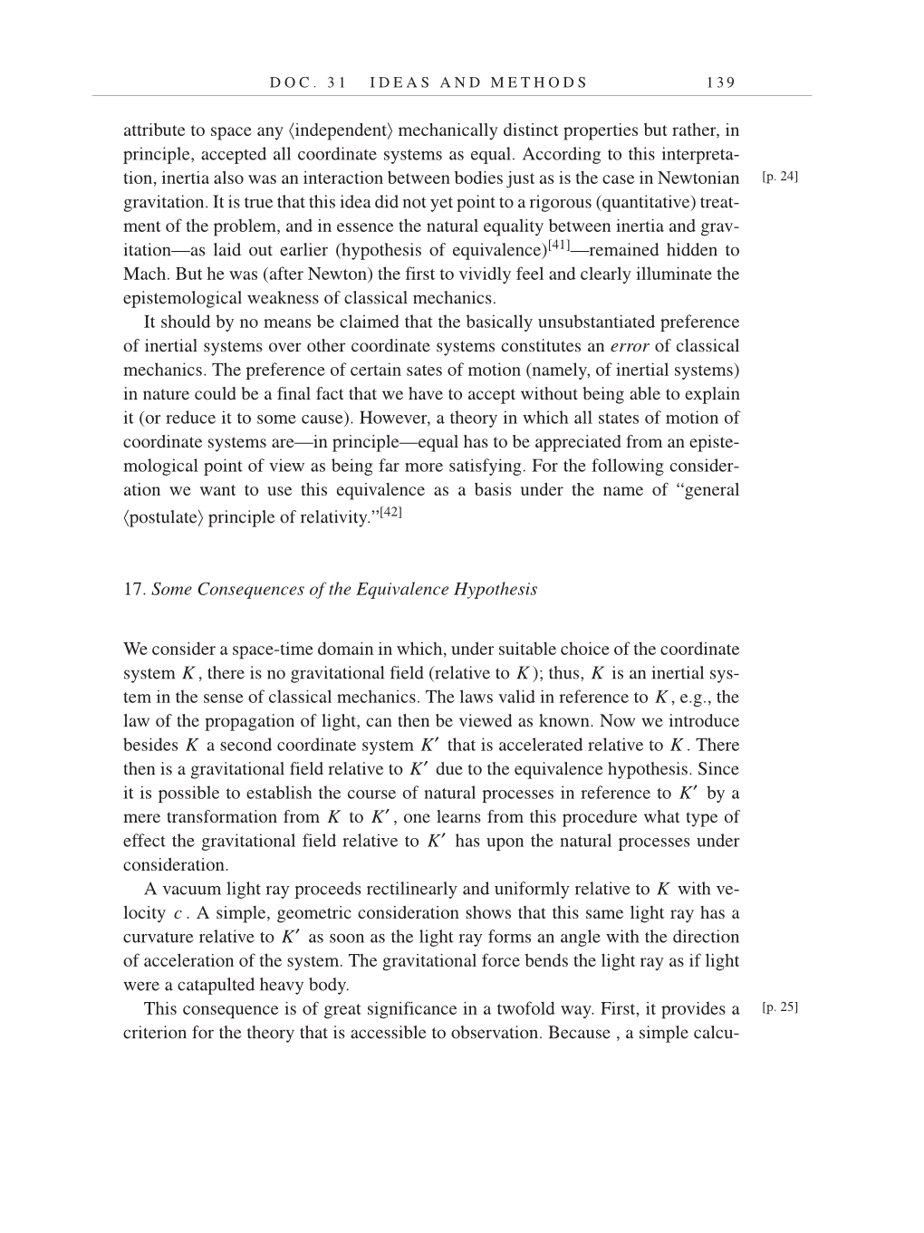 Volume 7: The Berlin Years: Writings, 1918-1921 (English translation supplement) page 139