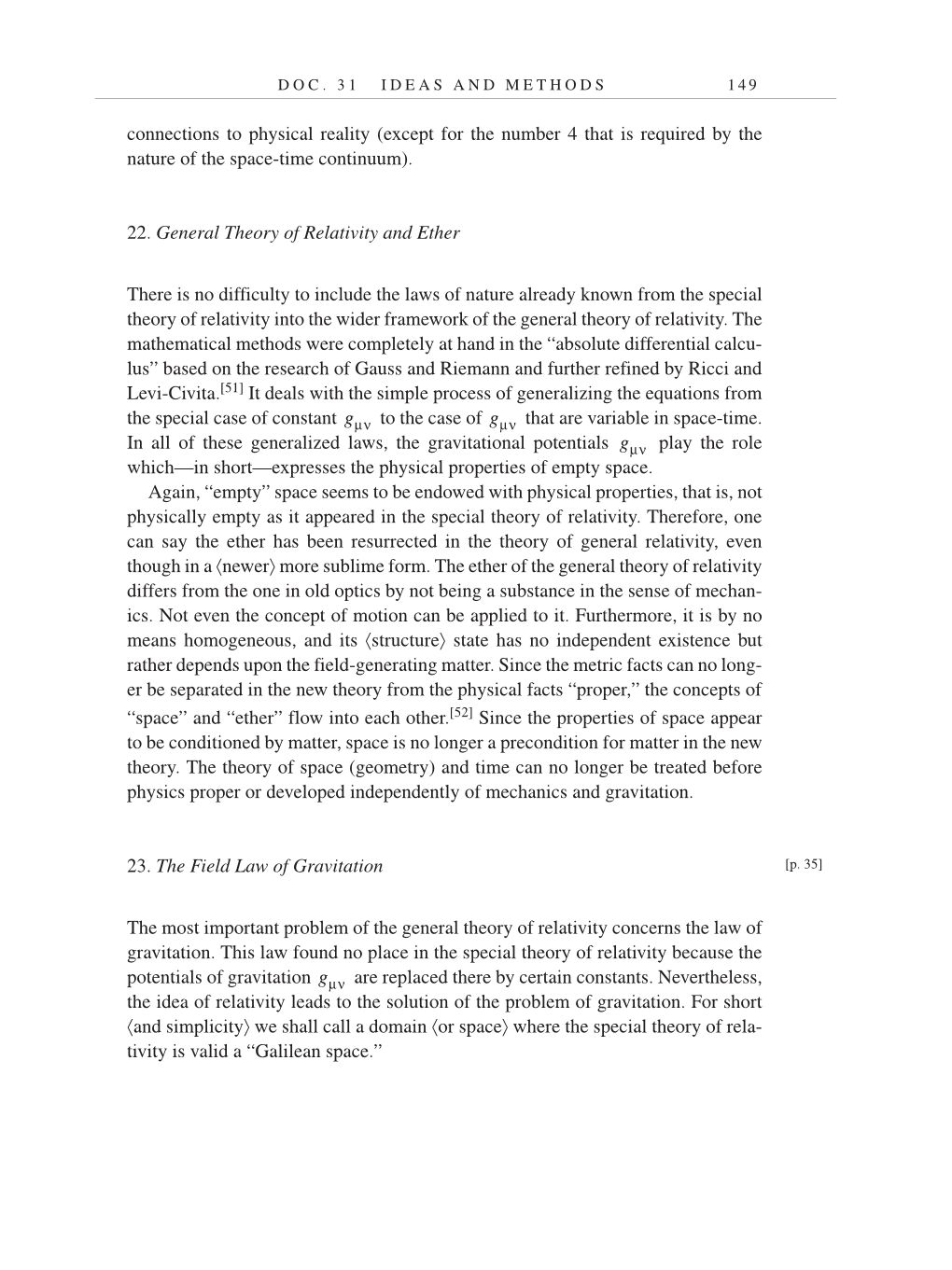 Volume 7: The Berlin Years: Writings, 1918-1921 (English translation supplement) page 149